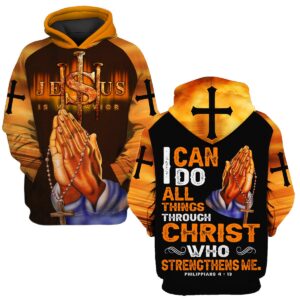 Jesus Microfleece Hoodie – Christian Faith Hoodie Gift | GOD LSNGO11