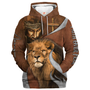 Jesus Microfleece Hoodie – Christian Faith Hoodie Gift | GOD HBLGO33