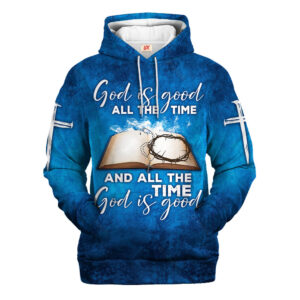 Jesus Microfleece Hoodie – Christian Faith Hoodie Gift | GOD NVGO02