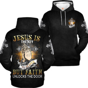 Jesus Microfleece Hoodie – Christian Faith Hoodie Gift | GOD NVGO09