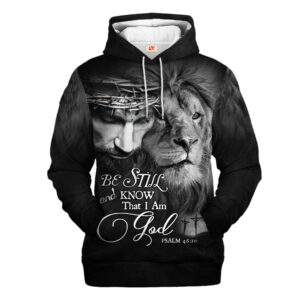 Jesus Microfleece Hoodie – Christian Faith Hoodie Gift | GOD NVGO16