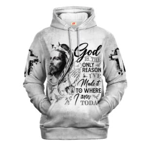 Jesus Microfleece Hoodie – Christian Faith Hoodie Gift | GOD NVGO22