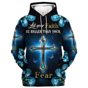 Jesus Microfleece Hoodie – Christian Faith Hoodie Gift | GOD HBLGO45