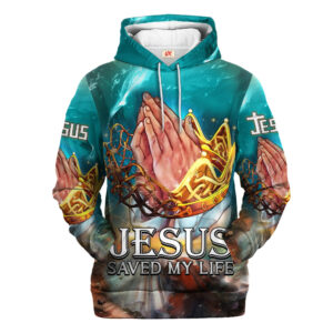 Jesus Microfleece Hoodie – Christian Faith Hoodie Gift | GOD NVGO25