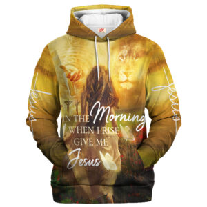 Jesus Microfleece Hoodie – Christian Faith Hoodie Gift | GOD TQTGO109