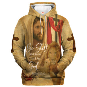 Jesus Microfleece Hoodie – Christian Faith Hoodie Gift | GOD TQTGO111