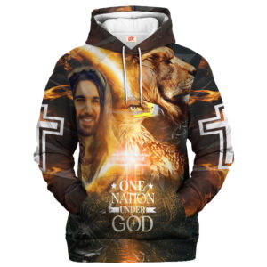 Jesus Microfleece Hoodie – Christian Faith Hoodie Gift | GOD TQTGO121