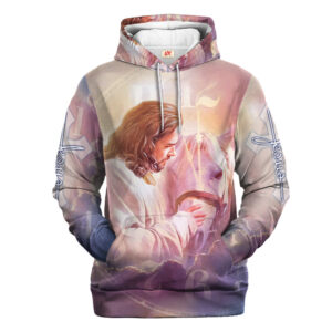 Jesus Microfleece Hoodie – Christian Faith Hoodie Gift | GOD NVGO34