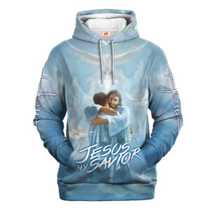 Jesus Microfleece Hoodie – Christian Faith Hoodie Gift | GOD NVGO35