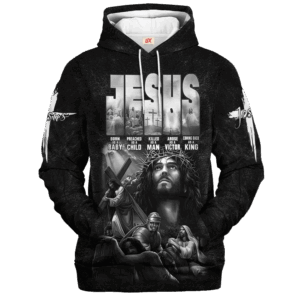 LTGO100 | Christian Microfleece Hoodie, Jesus & God Hoodie Gift for Believers