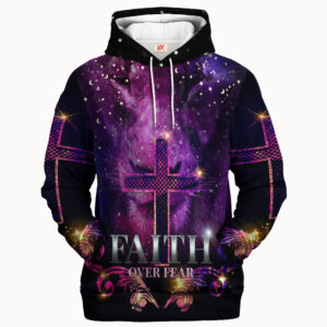 Jesus Microfleece Hoodie – Christian Faith Hoodie Gift | GOD TQTGO133