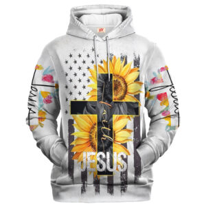 Jesus Microfleece Hoodie – Christian Faith Hoodie Gift | GOD TQTGO139