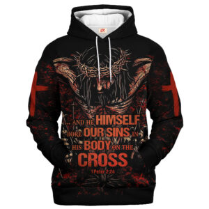 Jesus Microfleece Hoodie – Christian Faith Hoodie Gift | GOD HBLTGO1