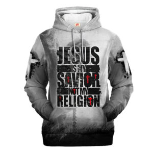 Jesus Microfleece Hoodie – Christian Faith Hoodie Gift | GOD NVGO43