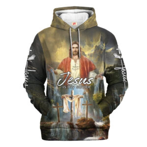 Jesus Microfleece Hoodie – Christian Faith Hoodie Gift | GOD NVGO44