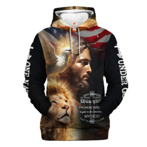 Jesus Microfleece Hoodie – Christian Faith Hoodie Gift | GOD NVGO47