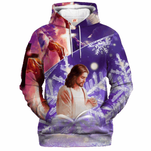 MTGO101 | Christian Microfleece Hoodie, Jesus & God Hoodie Gift for Believers