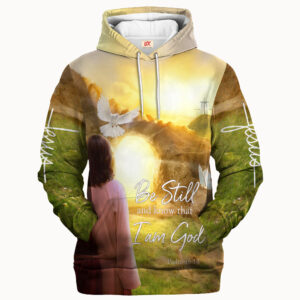 Jesus Microfleece Hoodie – Christian Faith Hoodie Gift | GOD TQTGO152