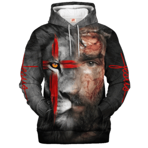 VTGO155 | Christian Microfleece Hoodie, Jesus & God Hoodie Gift for Believers