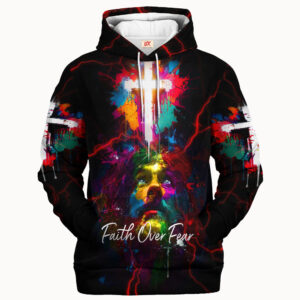 Jesus Microfleece Hoodie – Christian Faith Hoodie Gift | GOD TQTGO167