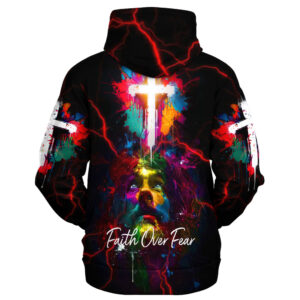 Jesus Microfleece Hoodie – Christian Faith Hoodie Gift | GOD TQTGO167 1 1677785589645.jpg