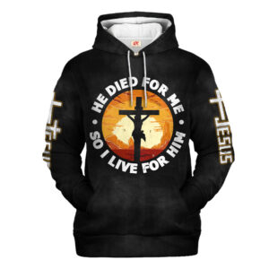 Jesus Microfleece Hoodie – Christian Faith Hoodie Gift | GOD NVGO65