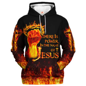 Jesus Microfleece Hoodie – Christian Faith Hoodie Gift | GOD HBLTGO13