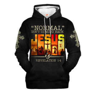 Jesus Microfleece Hoodie – Christian Faith Hoodie Gift | GOD NVGO67