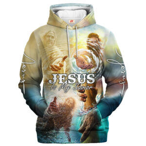 Jesus Microfleece Hoodie – Christian Faith Hoodie Gift | GOD HBLTGO22