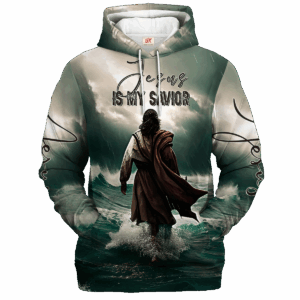 Jesus Microfleece Hoodie – Christian Faith Hoodie Gift | GOD MTGO268
