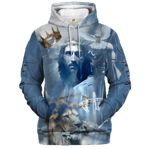 Jesus Microfleece Hoodie – Christian Faith Hoodie Gift | GOD MTGO270