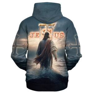 Jesus Microfleece Hoodie – Christian Faith Hoodie Gift | GOD HBLTGO29 1 1678189540841.jpg