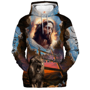 Jesus Microfleece Hoodie – Christian Faith Hoodie Gift | GOD MTGO275