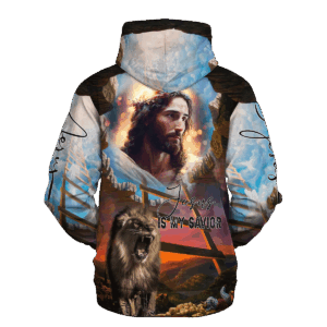 Jesus Microfleece Hoodie – Christian Faith Hoodie Gift | GOD MTGO275 1 1680313602892.png