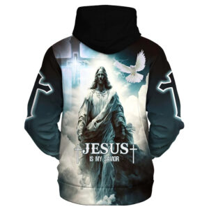 Jesus Microfleece Hoodie – Christian Faith Hoodie Gift | GOD TQTGO171 1 1678372310114.jpg