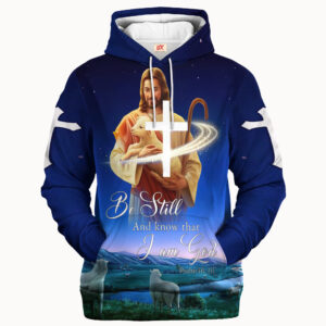 Jesus Microfleece Hoodie – Christian Faith Hoodie Gift | GOD TQTGO174