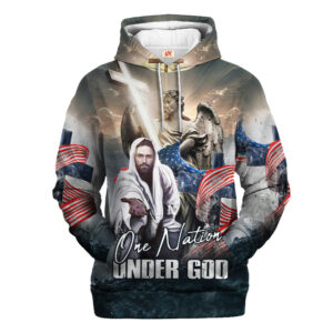 Jesus Microfleece Hoodie – Christian Faith Hoodie Gift | GOD NVGO82