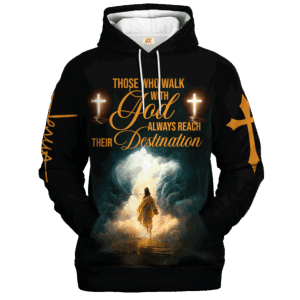 Jesus Microfleece Hoodie – Christian Faith Hoodie Gift | GOD LTGO218