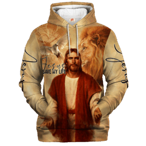 Jesus Microfleece Hoodie – Christian Faith Hoodie Gift | GOD MTGO285