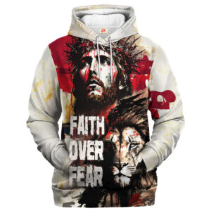 Jesus Microfleece Hoodie – Christian Faith Hoodie Gift | GOD TTGO125