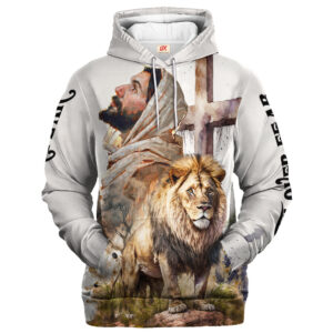 Jesus Microfleece Hoodie – Christian Faith Hoodie Gift | GOD TTGO130