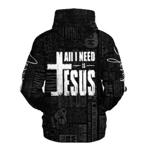 Jesus Microfleece Hoodie – Christian Faith Hoodie Gift | GOD MTGO296 1 1680625710890.png