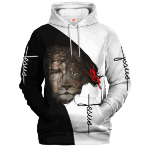 Jesus Microfleece Hoodie – Christian Faith Hoodie Gift | GOD LTGO245