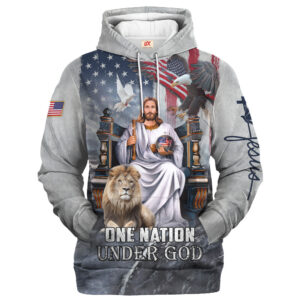 Jesus Microfleece Hoodie – Christian Faith Hoodie Gift | GOD HBLTGO64