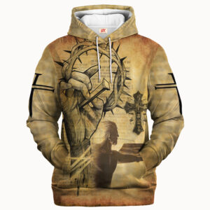 Jesus Microfleece Hoodie – Christian Faith Hoodie Gift | GOD TQTGO219