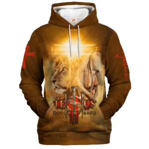 Jesus Microfleece Hoodie – Christian Faith Hoodie Gift | GOD LTGO281