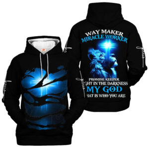 Jesus Microfleece Hoodie – Christian Faith Hoodie Gift | GOD NVGO121