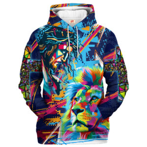 Jesus Microfleece Hoodie – Christian Faith Hoodie Gift | GOD HBLTGO73