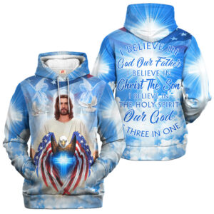 Jesus Microfleece Hoodie – Christian Faith Hoodie Gift | GOD NVGO130
