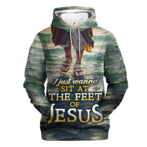 Jesus Microfleece Hoodie – Christian Faith Hoodie Gift | GOD NVGO133